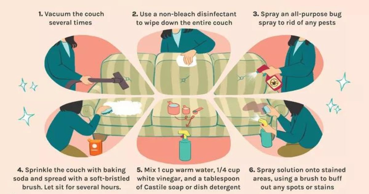 how to disinfect a used couch at home