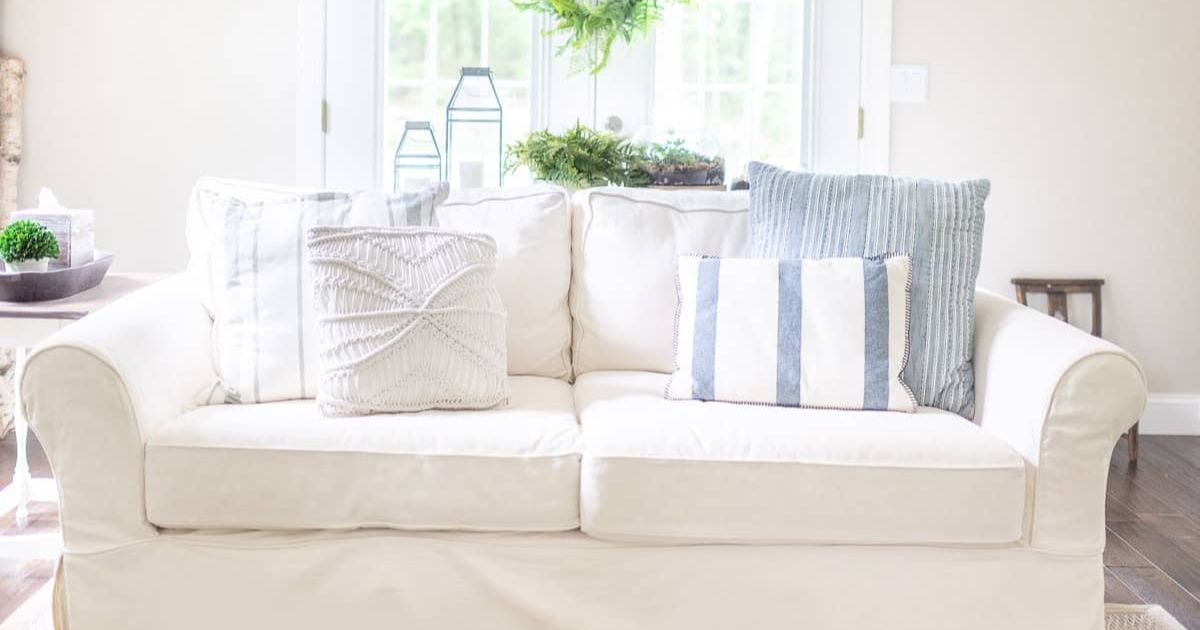 how to bleach slipcovers white