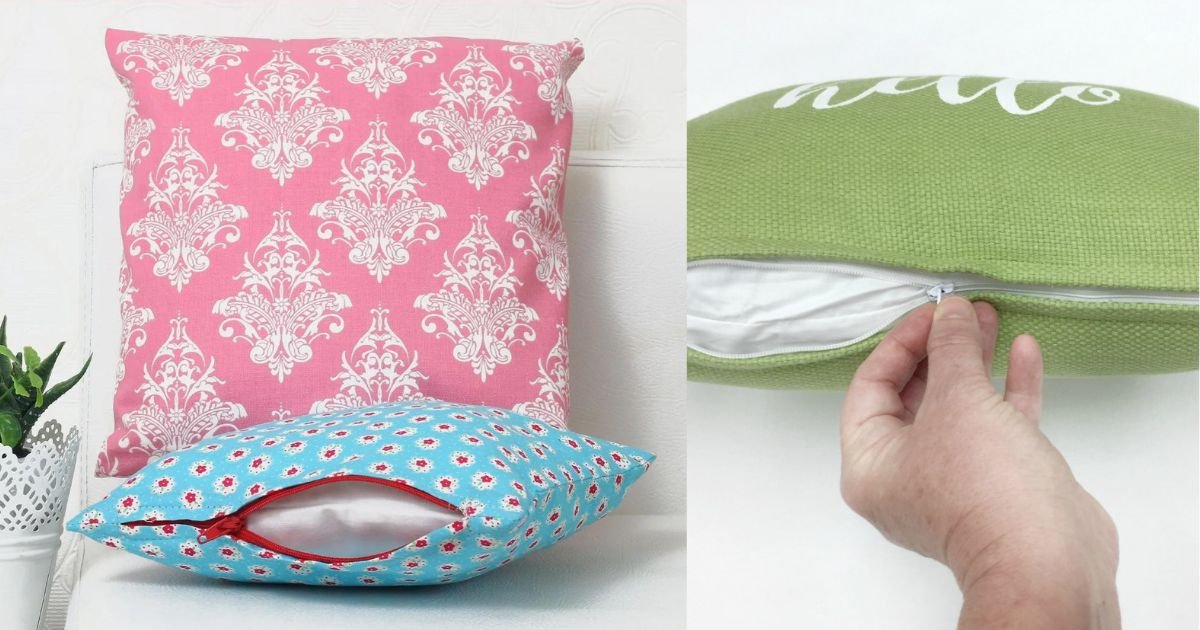 concealed zip in cushion