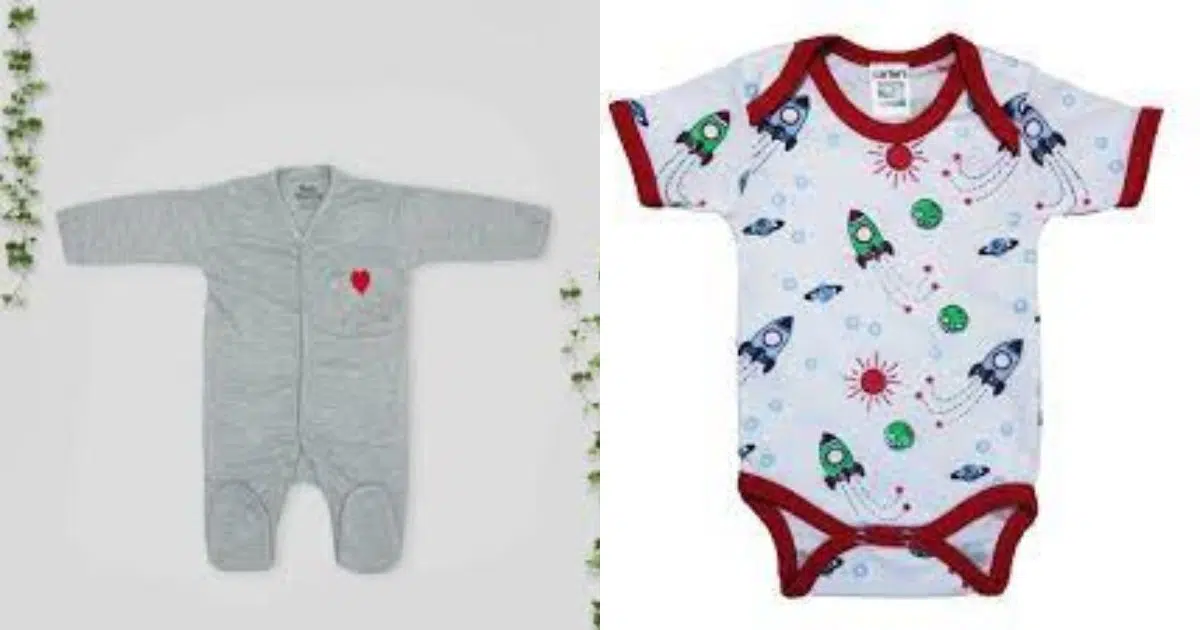 what is the difference between baby bodysuit and sleep suit