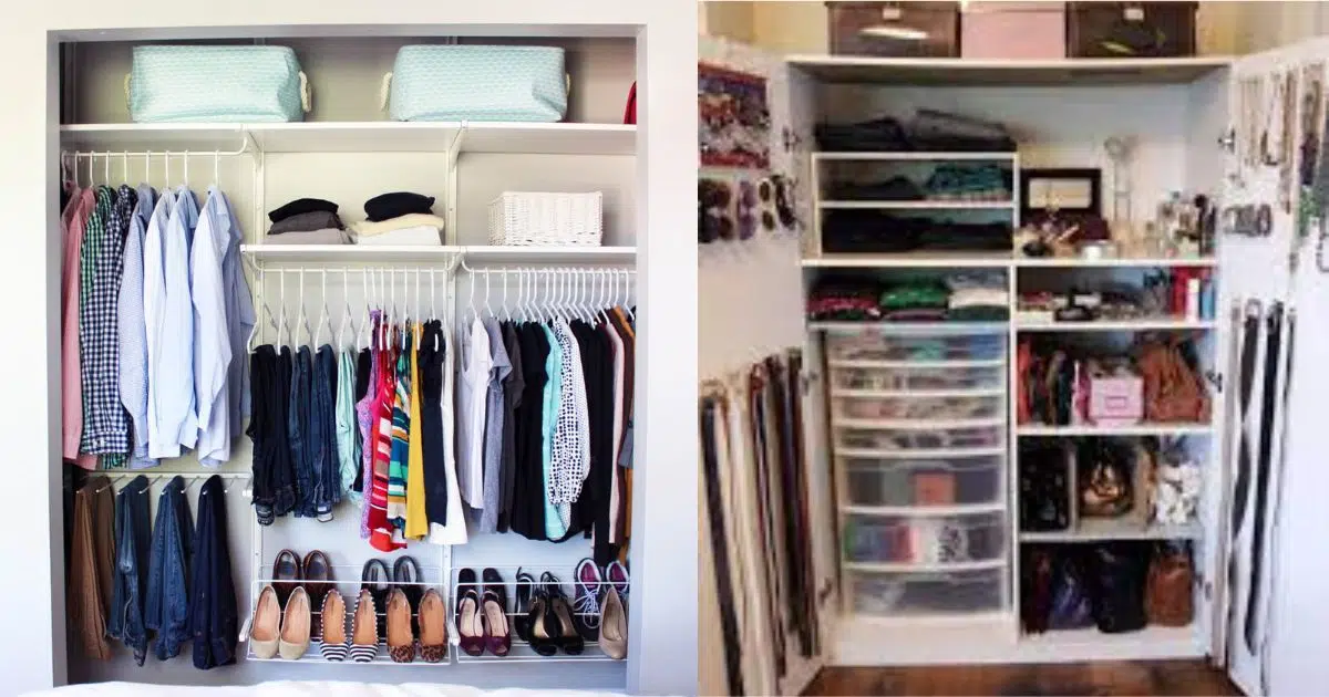 cloth storage ideas for small spaces