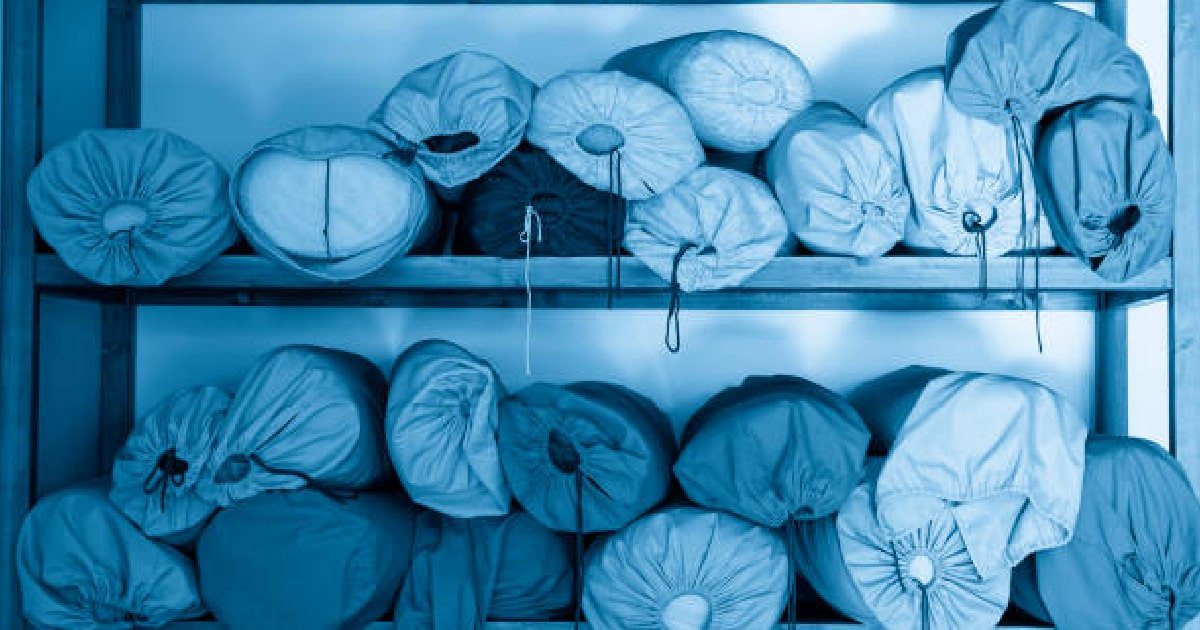 How to wrap quilts for long term storage